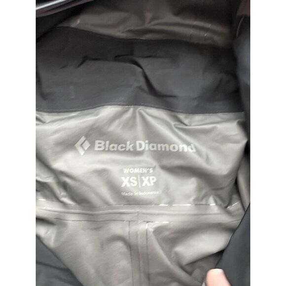 Black Diamond Jacket Womens Liquid Point Shell Gore-Tex Water Proof XS NWT - Picture 4 of 9
